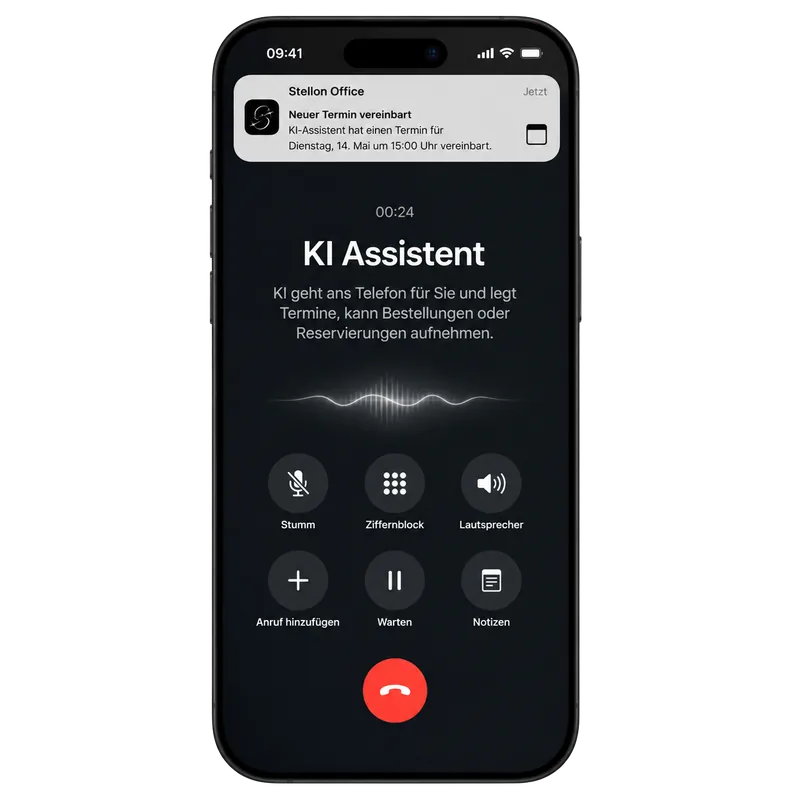 KI-Assistent nimmt Anrufe an